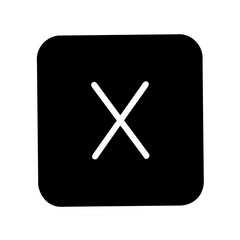 Icon representing close or cancel action