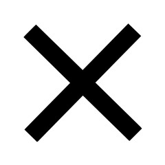 Obraz premium Icon representing close or cancel action