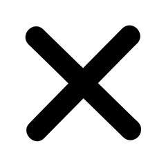 Obraz premium Icon representing close or cancel action