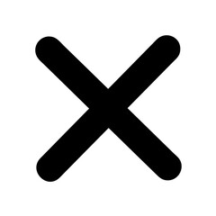 Obraz premium Icon representing close or cancel action