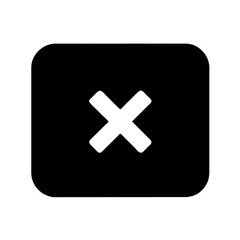 Obraz premium Icon representing close or cancel action
