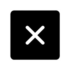 Icon representing close or cancel action