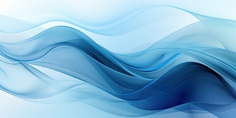 Fototapeta premium Abstract blue wave design
