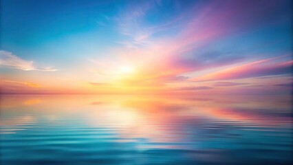 Obraz premium Soft color gradients create a serene atmosphere