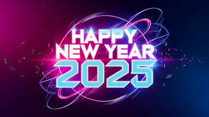 happy new year 2025 background