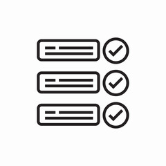 check list mark icon sign vector