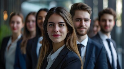 Obraz premium Hyper-Detailed Business Group Portrait Techniques for Capturing Dynamic Personalities in