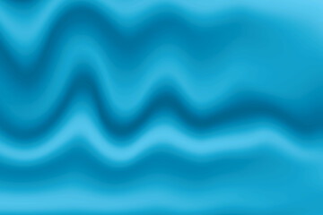 Fototapeta premium Silk blue background. Abstract vector pattern with copy space. Liquid wave texture, smooth drapery wallpaper. Wedding fabric, satin. Wavy design for banner, card, postcard, backdrop
