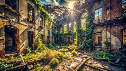 Urban Exploration Photography of Abandoned Buildings and Hidden Spaces in Decaying City Areas