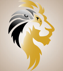 Lion and Eagle Emblem: Majestic Heraldic Animal Logo Design