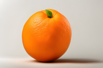 Fresh ripe orange clementine leaves leaf mandarine tangerine whole white background food advertising mockup template isolated element fruit tropical studio photo shoot 3d