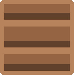 Obraz premium Empty Wooden Shelves