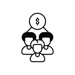 Sales Team vector icon
