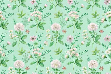 soft light vintage floral background pattern fabric