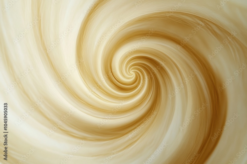 Poster a gentle swirl of abstract tea shapes in warm, muted tones evokes a tranquil ambiance, perfect for r