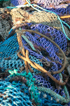 Collection of fish nets