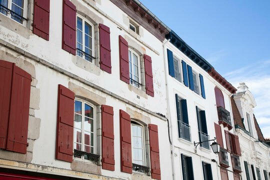 Building facades in St. Jean De Luc France