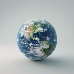 Fototapeta premium Earth globe on black background