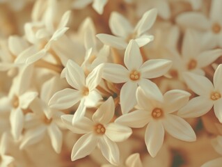 Obraz premium Natural Flower Bouquet - Delicate White Flowers