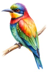 Obraz premium watercolor blue and yellow macaw ara ararauna