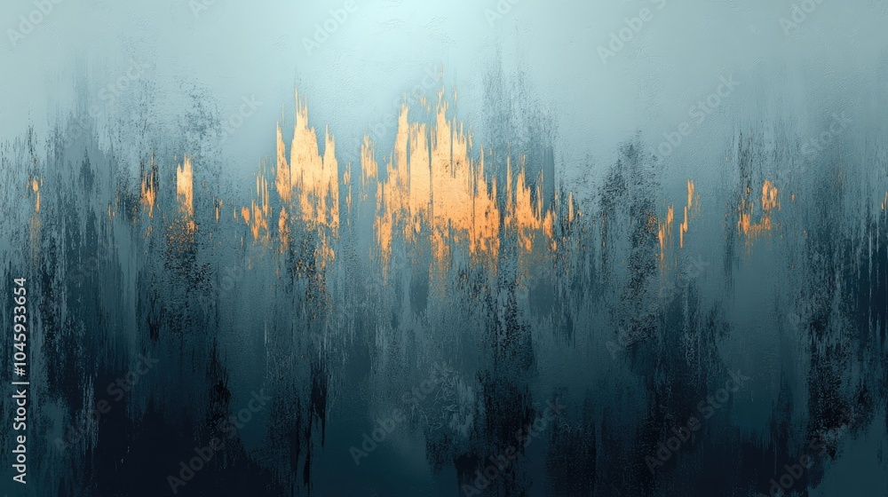 Poster Pixelated grid background in one color, emphasizing simplicity and modern abstract art style.