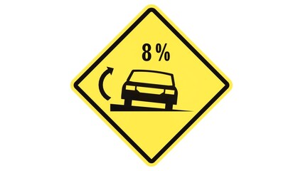 
illustration of traffic signs for road regulations and public places