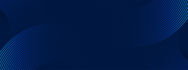 modern blue background with curved and overlapping blue gradient lines
