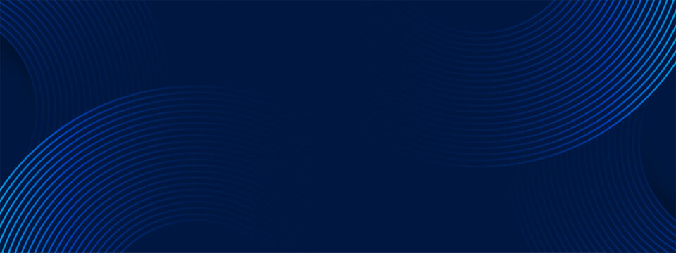 modern blue background with curved and overlapping blue gradient lines