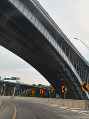 Bridges and Highways in The Bronx (Morris Heights). New York City