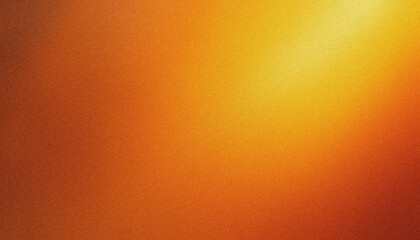 Orange to Yellow Gradient Banner Background with Grainy Glowing Textured For Abstract Poster Header Cover Backdrop Design