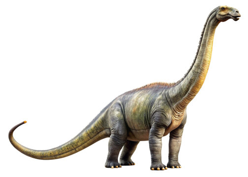 Fototapeta Brontosaurus dinosaur isolated. 
