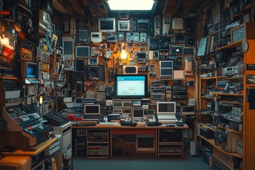 Electronics retail shop.