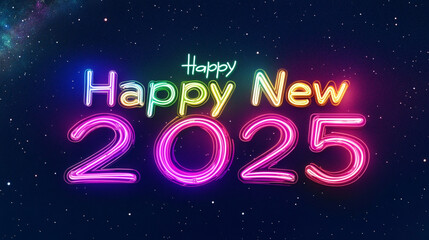 Here is the image of Happy New Year 2025
