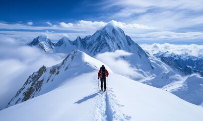 On top of the glacier