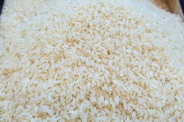 rice cereal agriculture ingredient food organic healthy grain uncooked raw asian background
