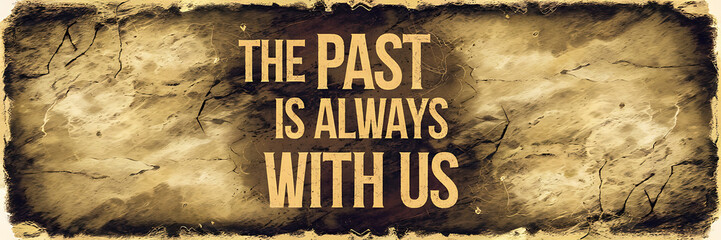 Grunge textured background with yellow text inspiring reflection and contemplation   