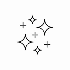 clean sprinkle icon sign vector