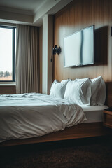 bedroom in hotel