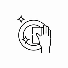 dish wash icon sign vector