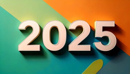New year background for 2025