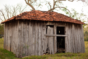 old wooden house