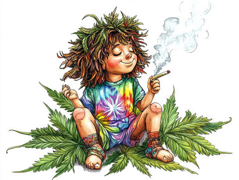 Valentines Day cannabis graphics