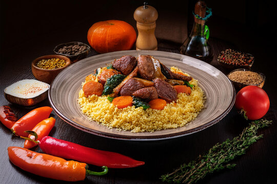 Assiette de couscous