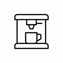 coffee machine icon sign vector