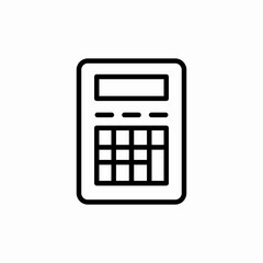 count calculator icon sign vector