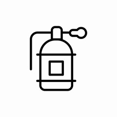fire extinguisher icon sign vector