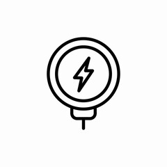 wireless charger adapter icon sign vector