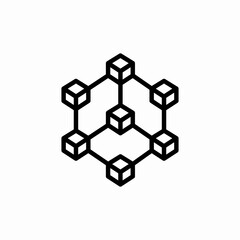 object connection icon sign vector