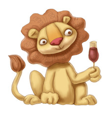 Fototapeta premium Lion cat leopard 