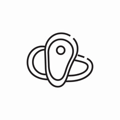 meat beef icon sign vector